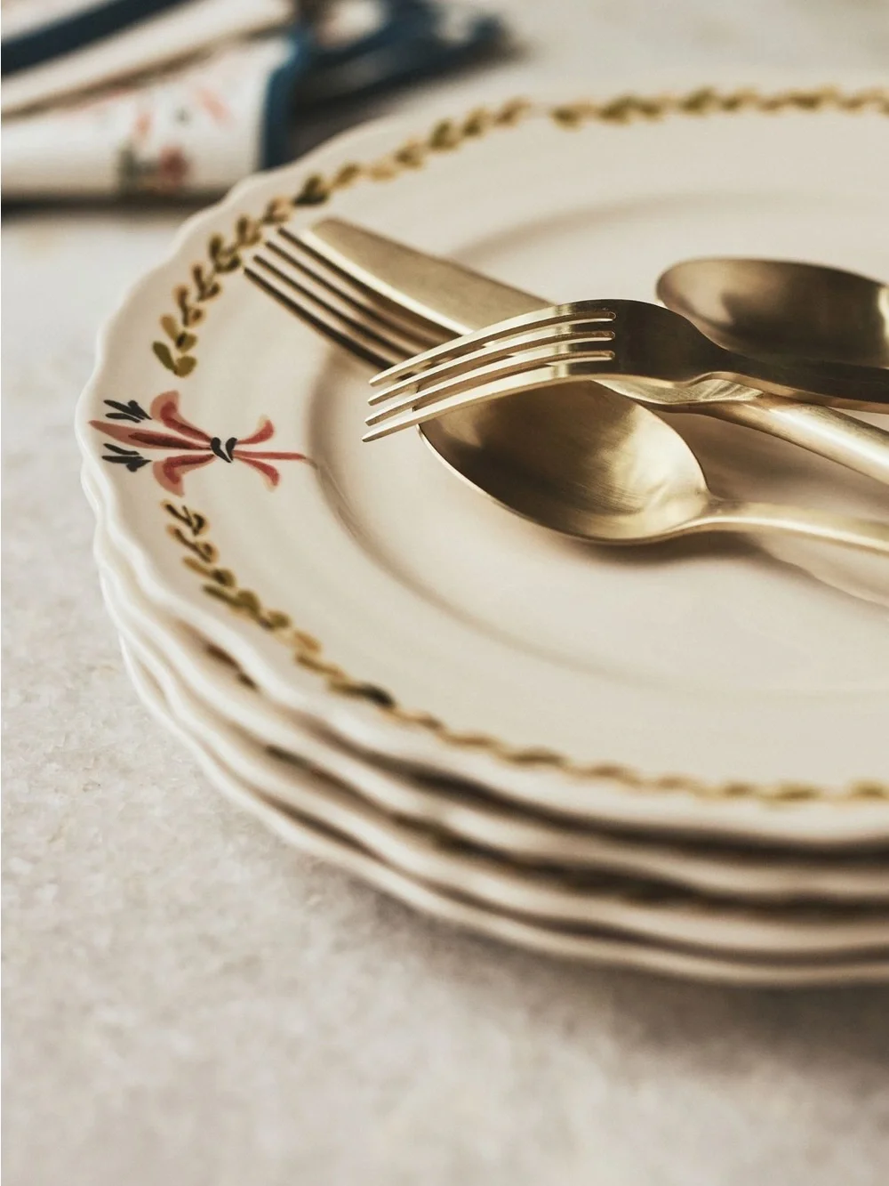 Mimi Thorrison Italian Hours Dinner Plates, Set of 4
